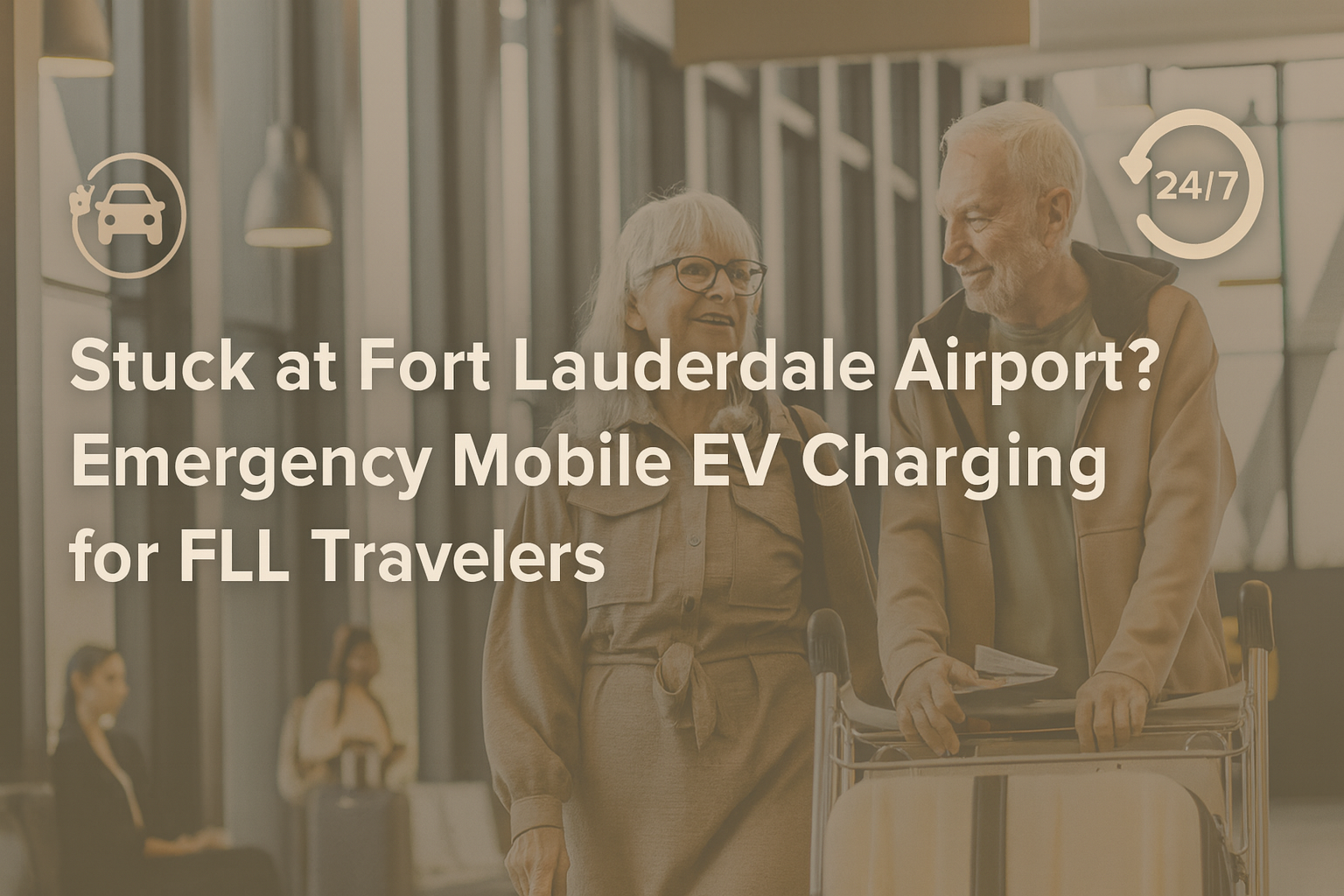 Stuck at Fort Lauderdale Airport? Emergency Mobile EV Charging for FLL Travelers